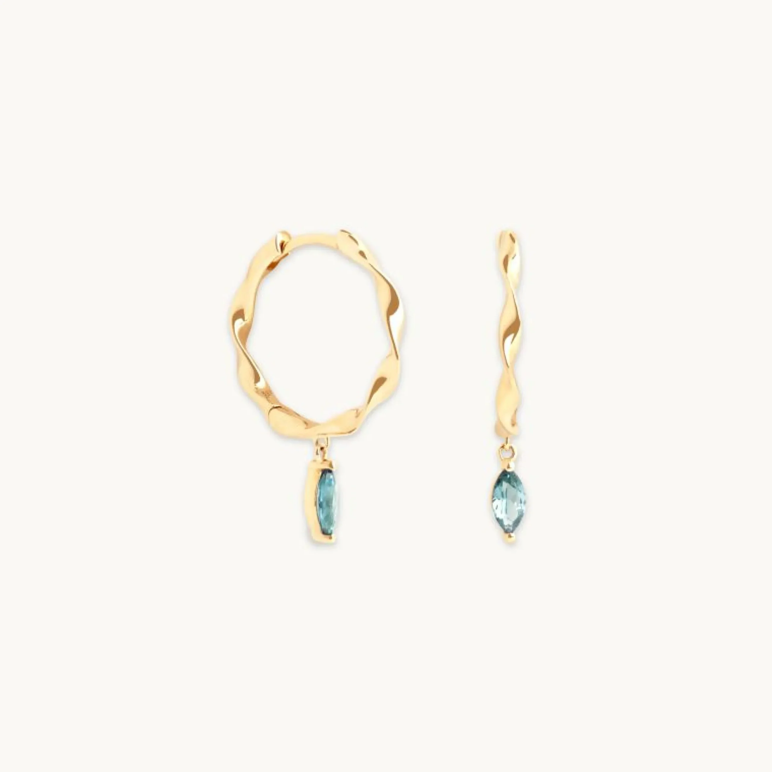 alexandrite_charm_twist_h_0.webp Alexandrite Charm Twist Huggies in Solid Gold