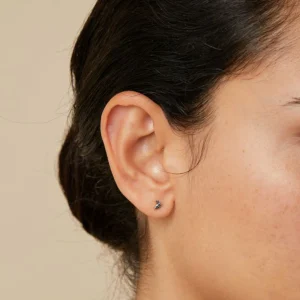 Alexandrite Marquise Studs in Solid Gold
