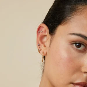 Alexandrite Marquise Studs in Solid Gold