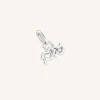 Aquarius Zodiac Talisman Charm in Silver