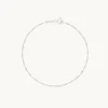 Astrid Chain Bracelet in Solid White Gold