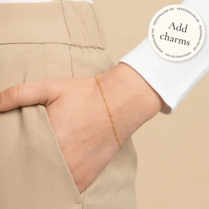 Astrid Chain Bracelet in Solid Gold