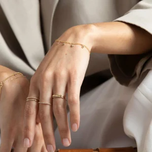 Astrid Chain Bracelet in Solid Gold