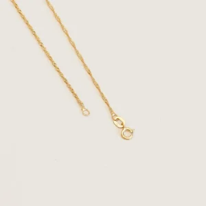 Astrid Chain Necklace in Solid Gold