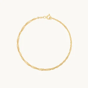 Bold Astrid Chain Bracelet in Solid Gold