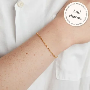 Bold Astrid Chain Bracelet in Solid Gold