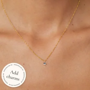 Bold Astrid Chain Necklace in Solid Gold
