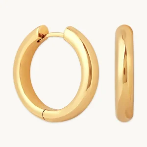 Bold Large Hoops in Gold