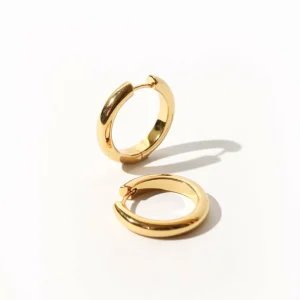 Bold Large Hoops in Gold