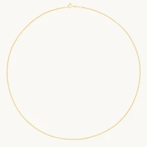 Bold Miyu Chain Necklace in Solid Gold