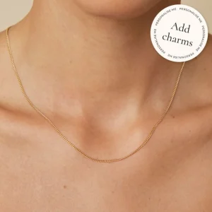 Bold Miyu Chain Necklace in Solid Gold