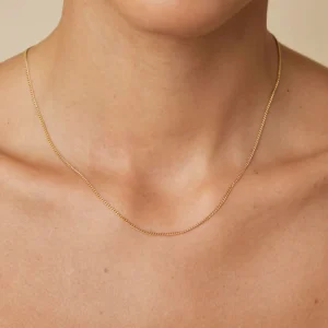 Bold Miyu Chain Necklace in Solid Gold