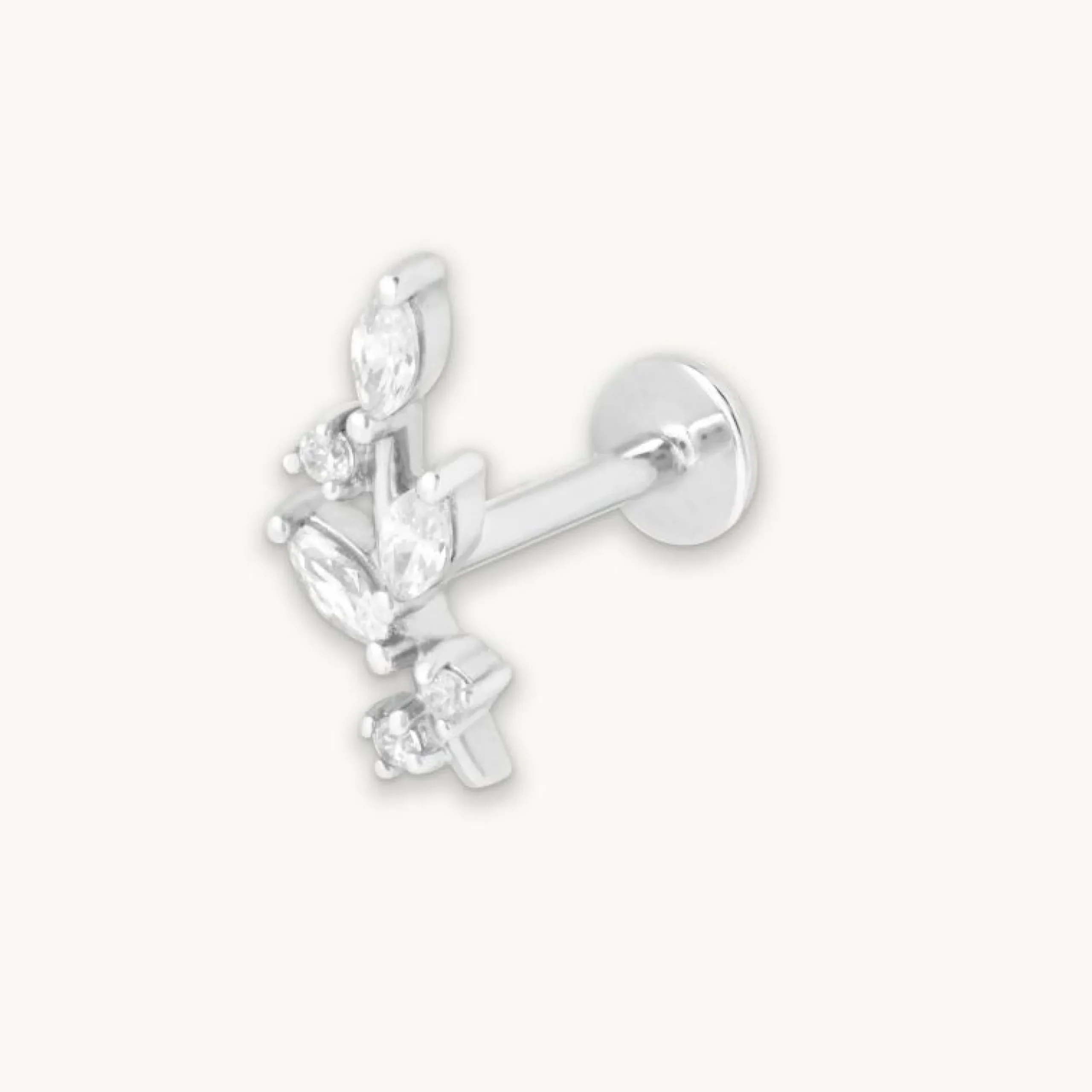 botanical_piercing_stud_i_0.webp Botanical Piercing Stud in Solid White Gold