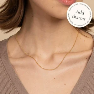 Chelsea Chain Necklace in Solid Gold