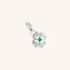 Clover Talisman Charm in Silver