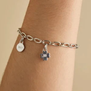 Clover Talisman Charm in Silver