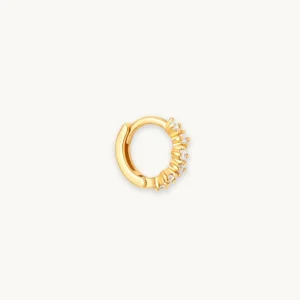 Cluster Hoop 6.5mm in Gold