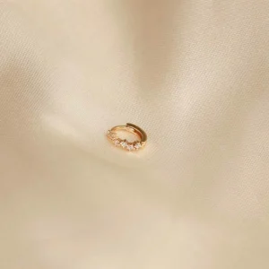 Cluster Hoop 6.5mm in Gold