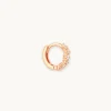 Cluster Hoop 6.5mm in Rose Gold