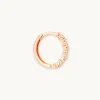 Cluster Hoop 11.5mm in Rose Gold
