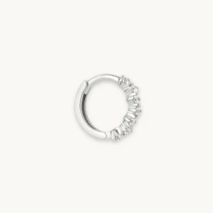 Cluster Hoop 8mm in Silver