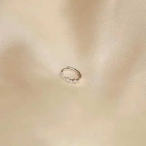 Cluster Hoop 8mm in Silver