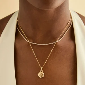 Cosmic Locket Talisman Charm in Gold