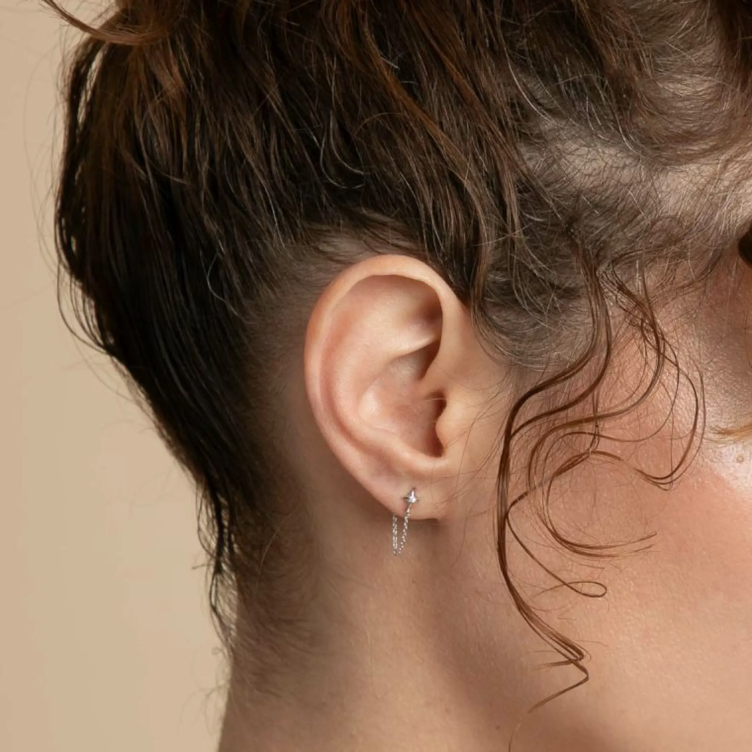 cosmic_star_chain_stud_ea_1-2.webp Cosmic Star Chain Stud Earrings in Silver