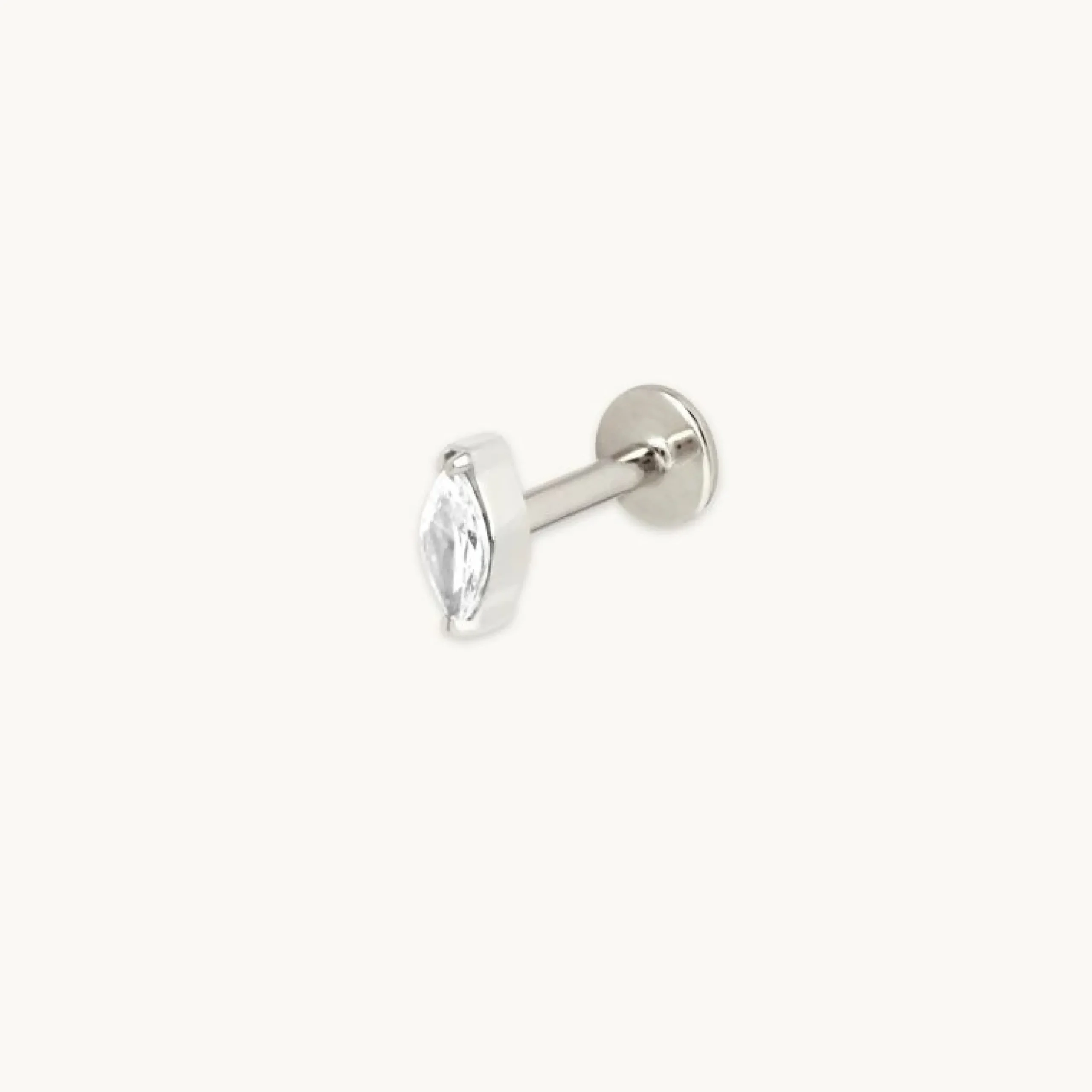crystal_marquise_titanium_0-1.webp Crystal Marquise Titanium Piercing Stud in Platinum