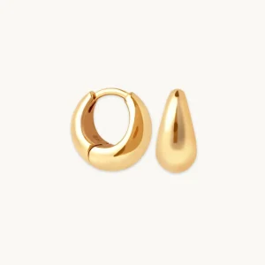 Dome Huggies in Gold