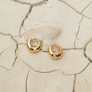 Dome Huggies in Gold