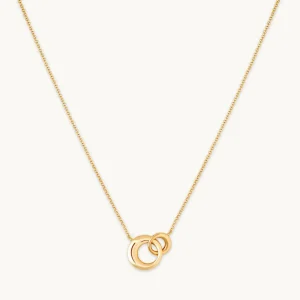 Dome Link Necklace in Gold