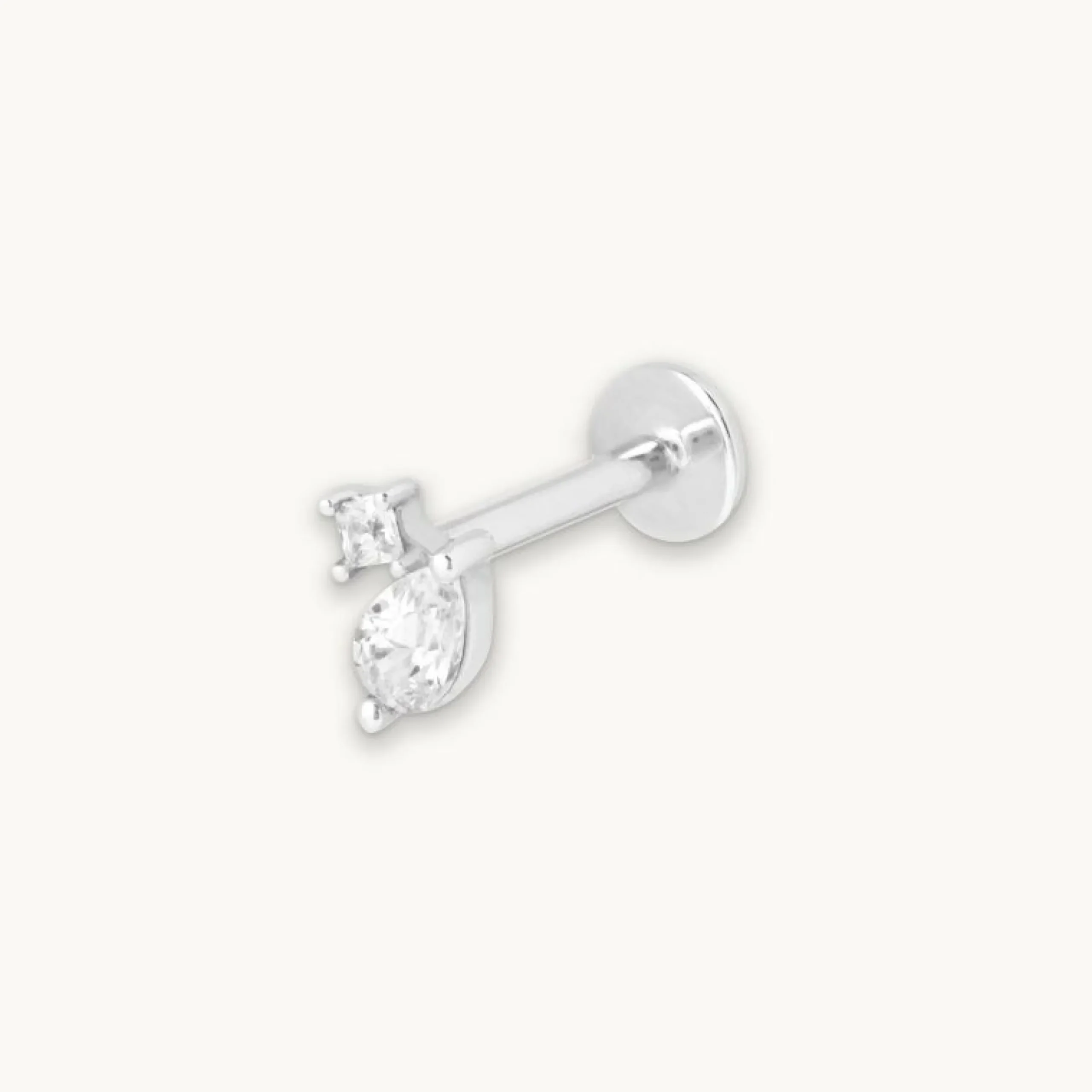 double_gem_piercing_stud__0.webp Double Gem Piercing Stud in Solid White Gold