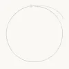 Essential Beaded Chain Necklace in Silver