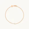 Essential Crystal Charm Bracelet in Rose Gold