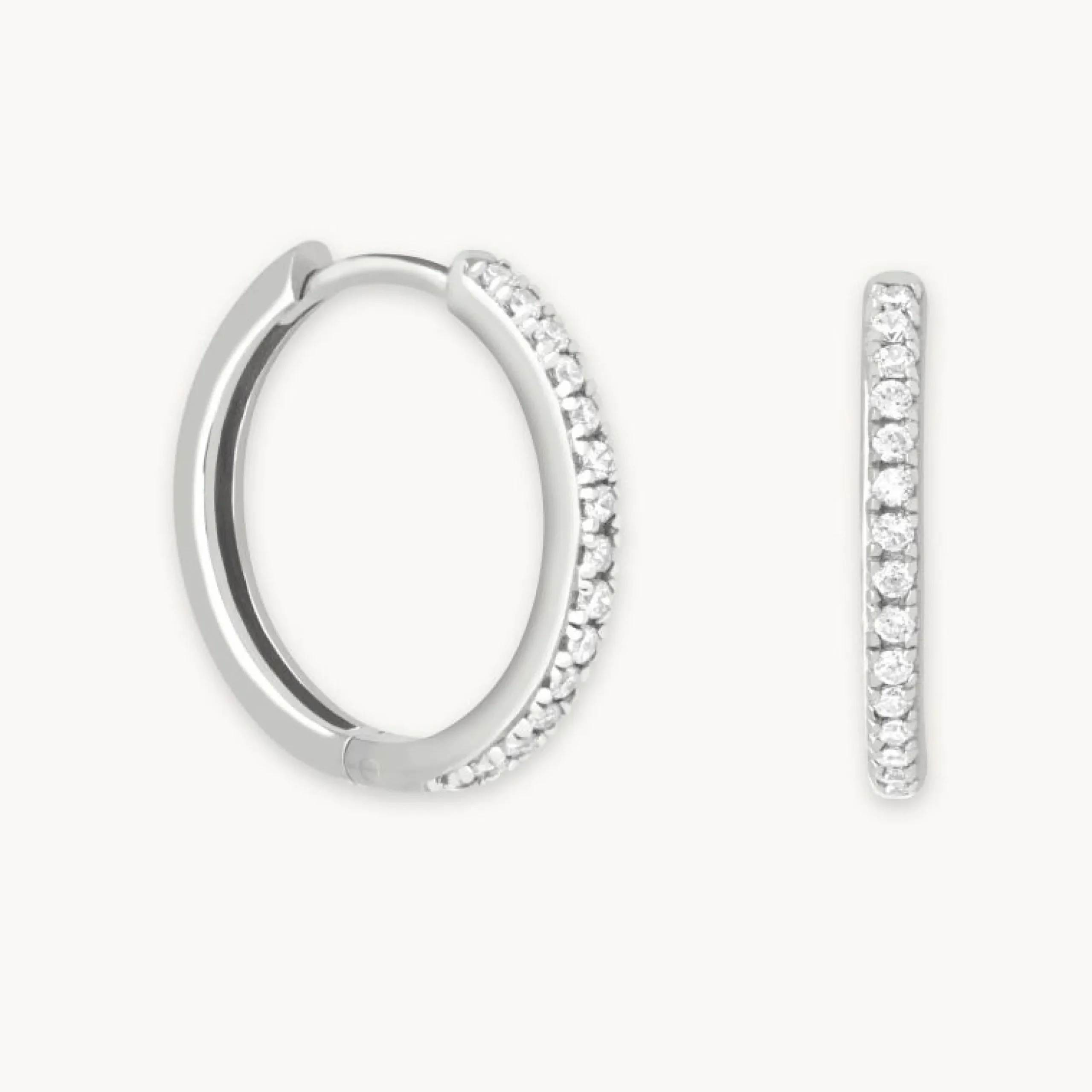 essential_crystal_medium__0-1.webp Essential Crystal Medium Hoops in Silver