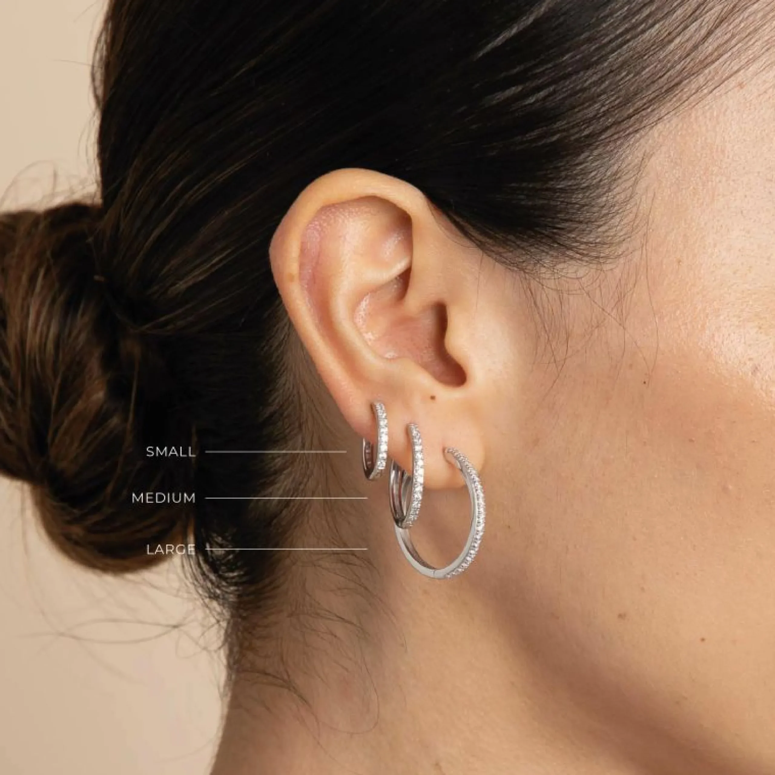 essential_crystal_medium__3-1.webp Essential Crystal Medium Hoops in Silver