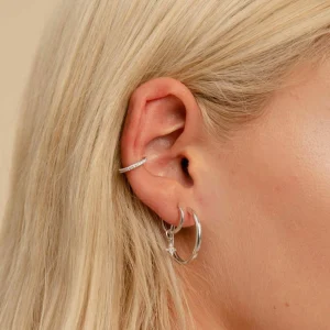 Essential Large Hoops in Silver