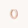 Essential 8mm Hoop in Rose Gold