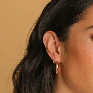Essential 6.5mm Hoop in Rose Gold