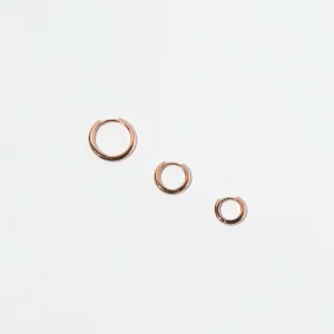 Essential 8mm Hoop in Rose Gold