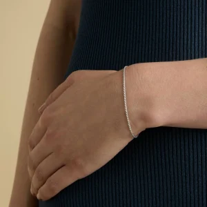 Essential Rope Chain Bracelet in Silver