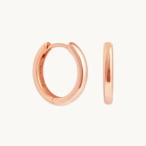 Essential Small Hoops in Rose Gold