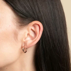 Essential Small Hoops in Rose Gold
