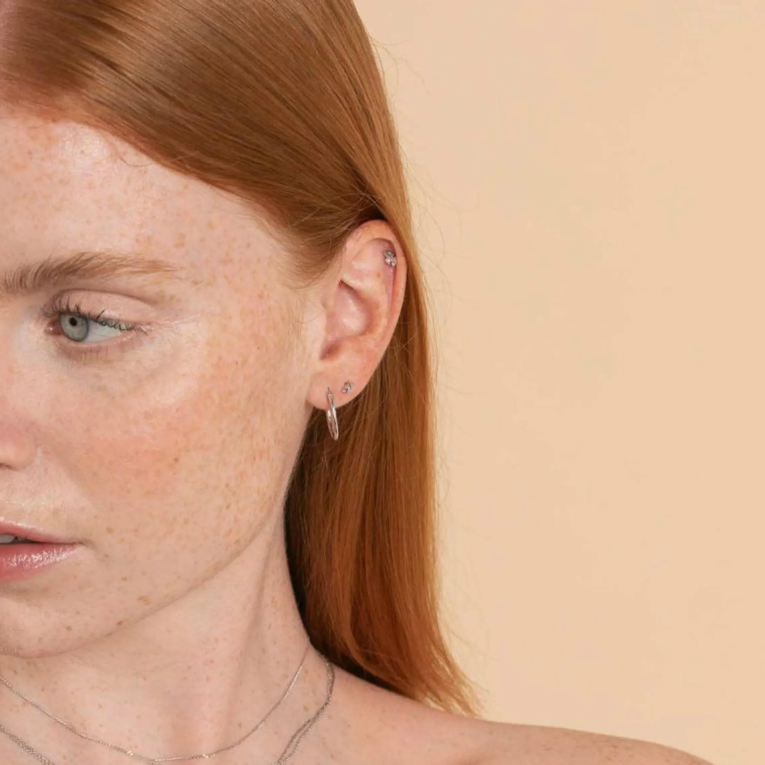 february_amethyst_birthst_2.webp February Amethyst Birthstone Earrings in Solid White Gold
