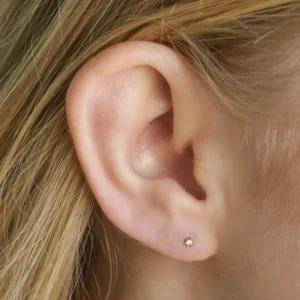 Flora Tiny Barbell in Gold
