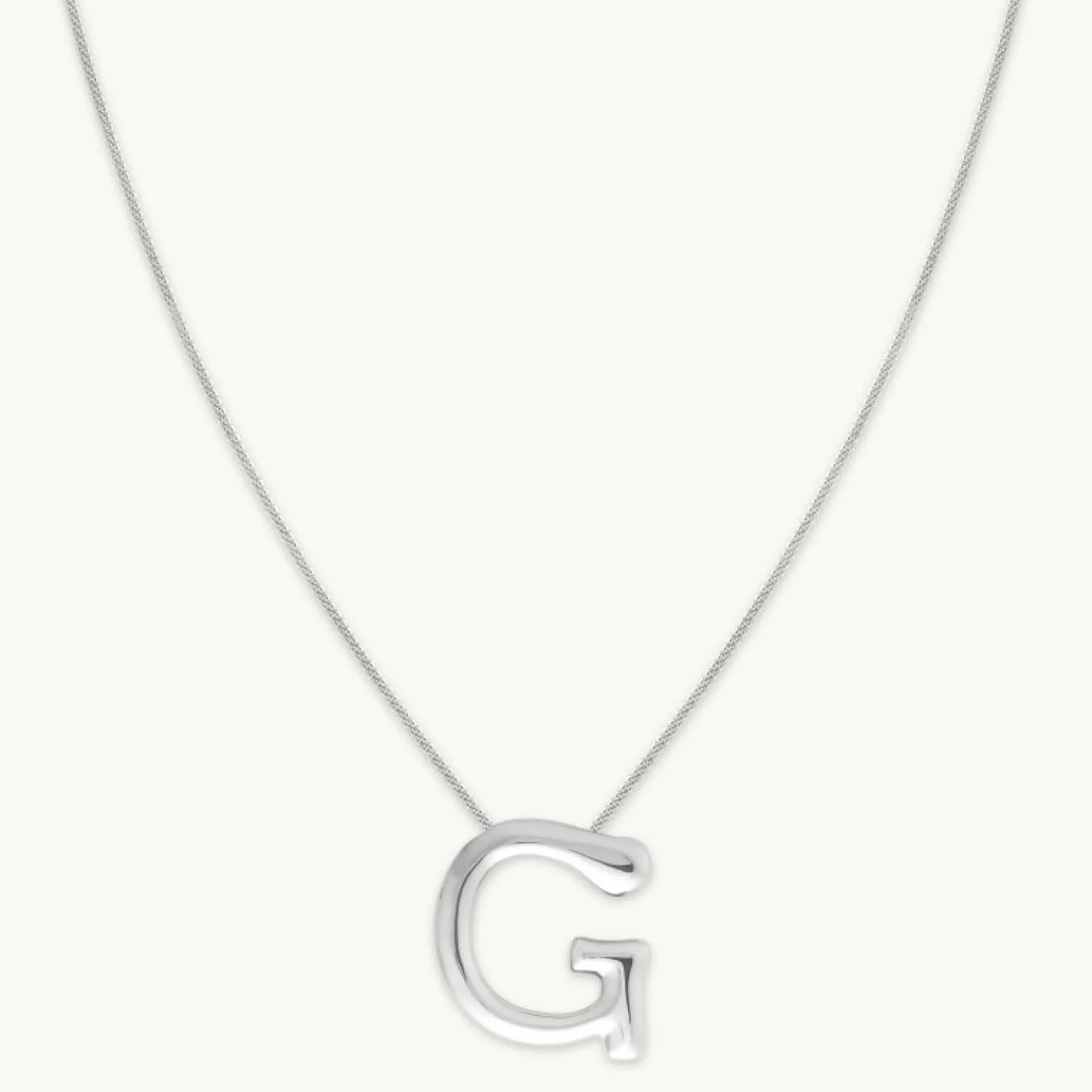 g_initial_bold_pendant_ne_0-1.webp G Initial Bold Pendant Necklace in Silver