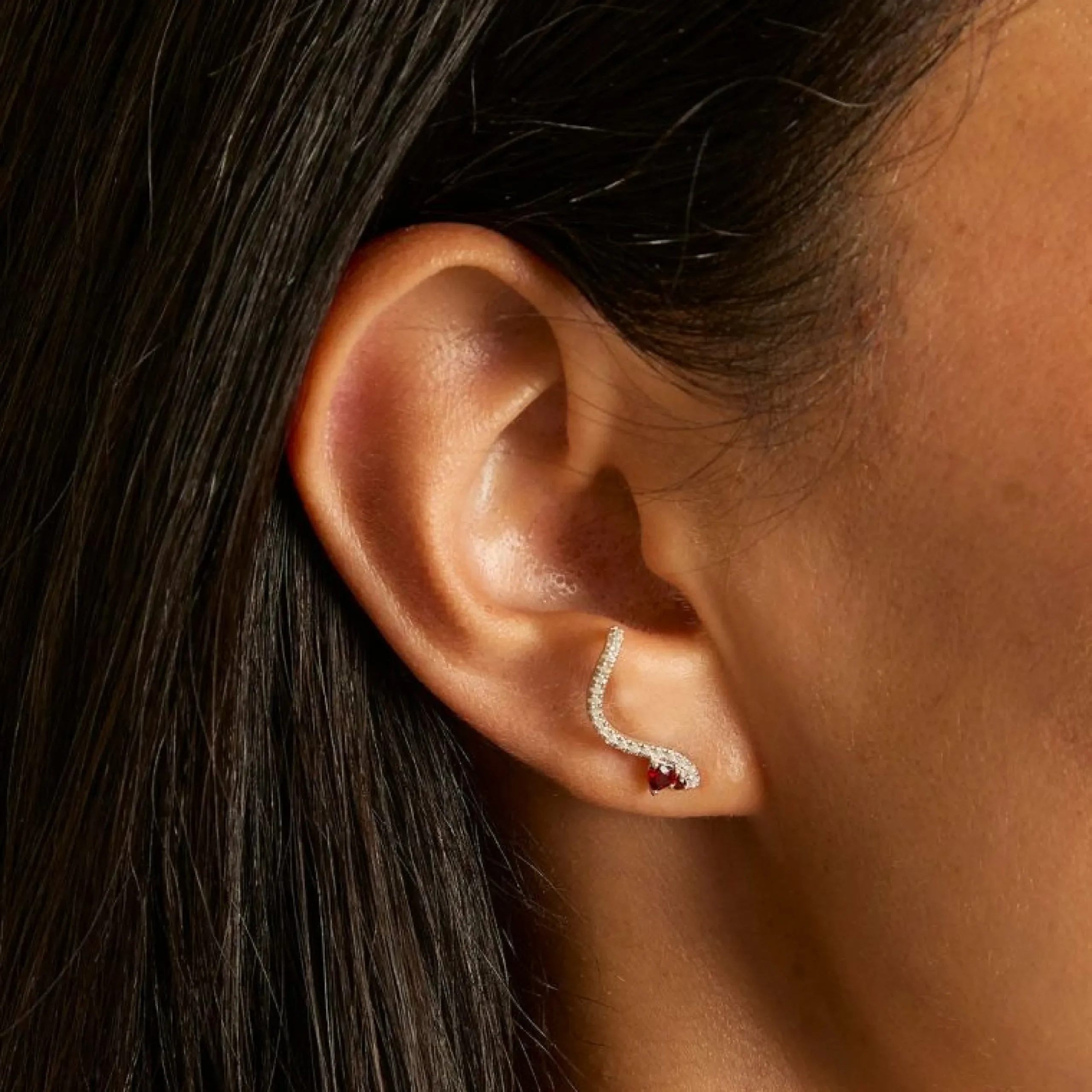 garnet_serpent_climber_st_1-1.webp Garnet Serpent Climber Studs in Silver