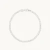 Gleam Bold Tennis Chain Bracelet in Silver