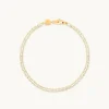 Gleam Bold Tennis Chain Bracelet in Gold